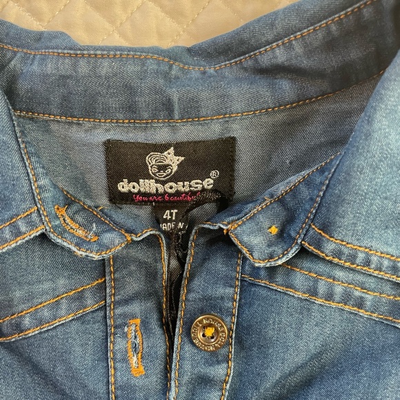 NWT Western toddler denim dresses - Picture 11 of 13